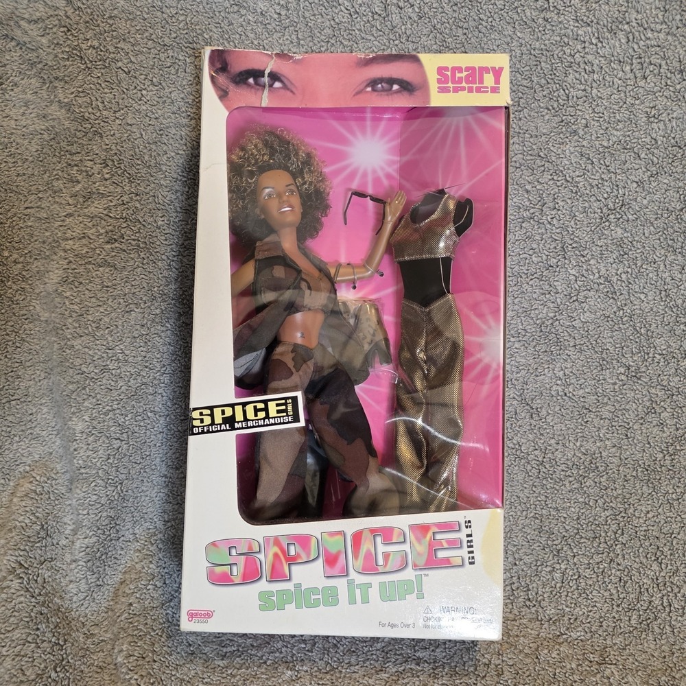 Spice Girls Scary Spice Doll 1998 Galoob NRFB Mel B Spice It Up Vintage
